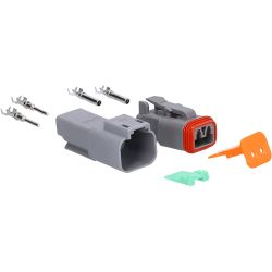 KIT CONECTOR DEUTSCH 2 PINES